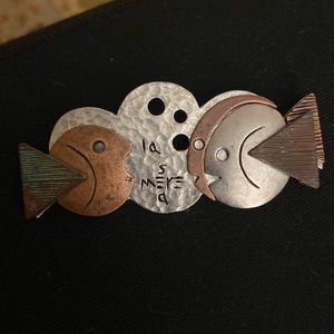 Vintage LCI Fish Brooch